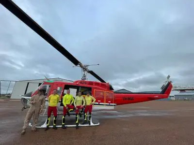 aerial firefighting helicopter